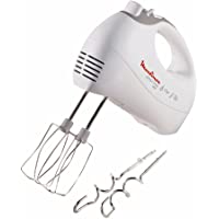Moulinex HM410 Batidora- potencia 450 V- 5 velocidades- color blanco